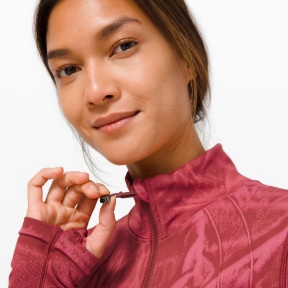 Lululemon Ebb street define jacket Chianti workout gym athleisure sporty Yoga 6 - Picture 8 of 17